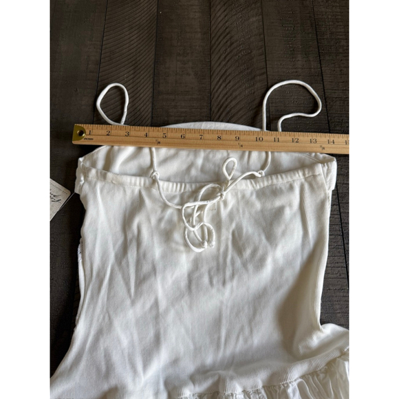 Free People White Lace Layered Slip Dress XS NWT - Picture 6 of 6
